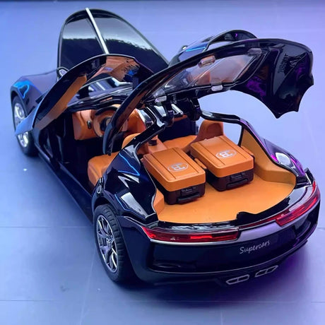 [TOY] 1:24 Bugatti 2015 Atlantic Black Model Car Die-Cast