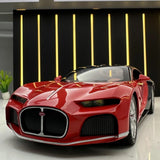 Bugatti 2015 Atlantic Red 1:24 – Modelo de exhibición de fundición a presión
