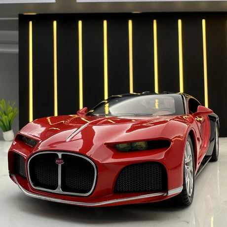 [TOY] 1:24 Bugatti 2015 Atlantic Red Model Car Die-Cast