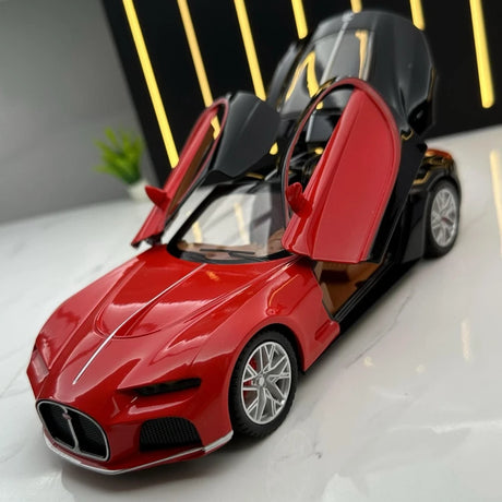 [TOY] 1:24 Bugatti 2015 Atlantic Red Model Car Die-Cast
