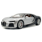 Bugatti 2015 Atlantic plateado 1:24 – coche a escala de metal fundido para exposición