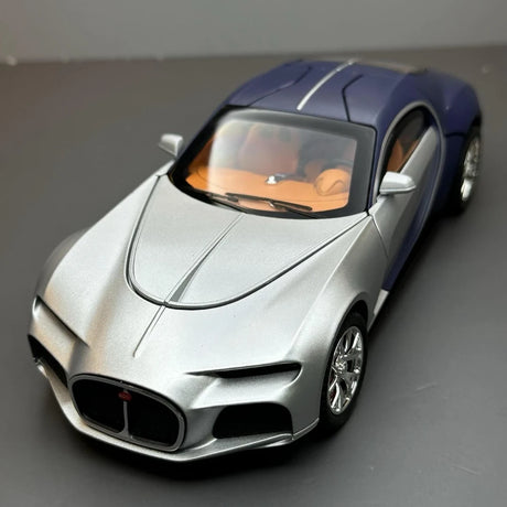 [TOY] 1:24 Bugatti 2015 Atlantic Silver Model Car Die-Cast