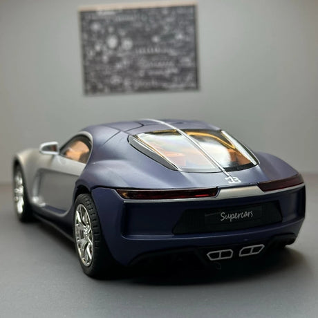 [TOY] 1:24 Bugatti 2015 Atlantic Silver Model Car Die-Cast