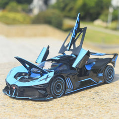 [TOY] 1:24 Bugatti 2021 Bolide Blue Model Car Die-Cast