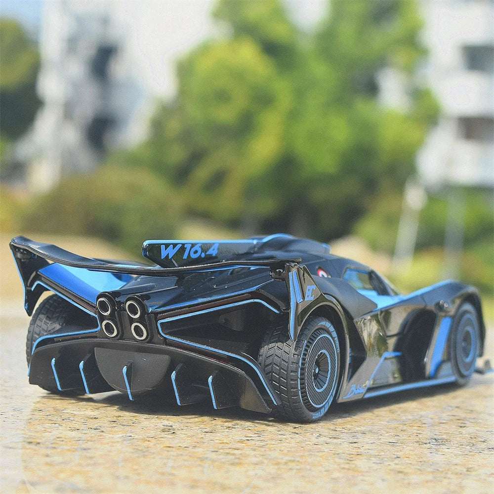 [TOY] 1:24 Bugatti 2021 Bolide Blue Model Car Die-Cast
