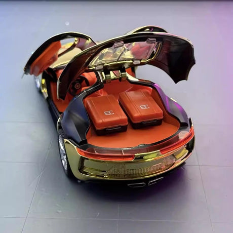 [TOY] 1:24 Bugatti 2024 Tourbillon Gold Model Car Die-Cast