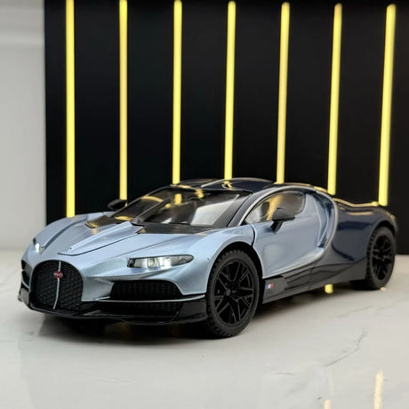[TOY] 1:24 Bugatti 2024 Tourbillon Ice Blue Model Car Die-Cast