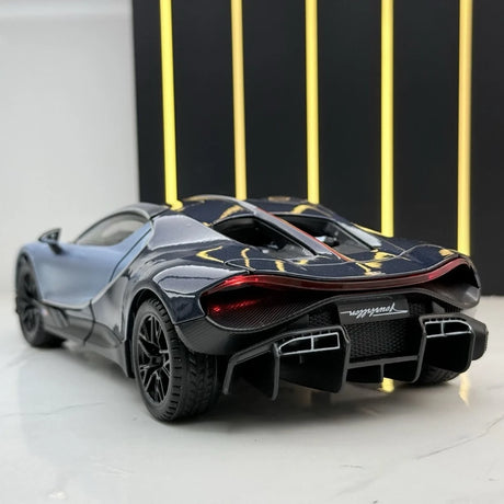 [TOY] 1:24 Bugatti 2024 Tourbillon Ice Blue Model Car Die-Cast
