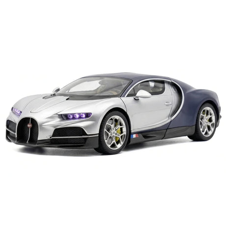 [TOY] 1:24 Bugatti 2024 Tourbillon Silver Model Car Die-Cast