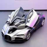 Bugatti 2024 Tourbillon Silver 1:24 – model wyświetlacza odlewany z odlewu