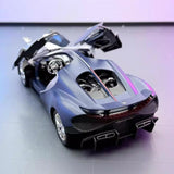 Bugatti 2024 Tourbillon Silver 1:24 – model wyświetlacza odlewany z odlewu