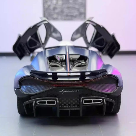 [TOY] 1:24 Bugatti 2024 Tourbillon Silver Model Car Die-Cast