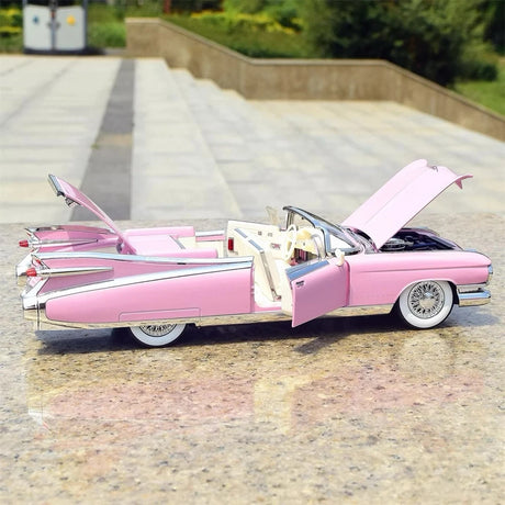 [TOY] 1:24 Cadillac 1959 Series 62 Eldorado Biarritz roze modelauto Die-Cast