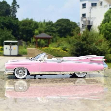 [TOY] 1:24 Cadillac 1959 Series 62 Eldorado Biarritz roze modelauto Die-Cast