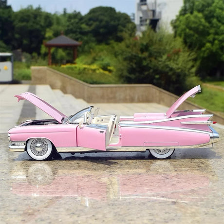 [TOY] 1:24 Cadillac 1959 Series 62 Eldorado Biarritz roze modelauto Die-Cast
