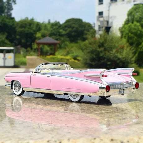 [TOY] 1:24 Cadillac 1959 Series 62 Eldorado Biarritz roze modelauto Die-Cast