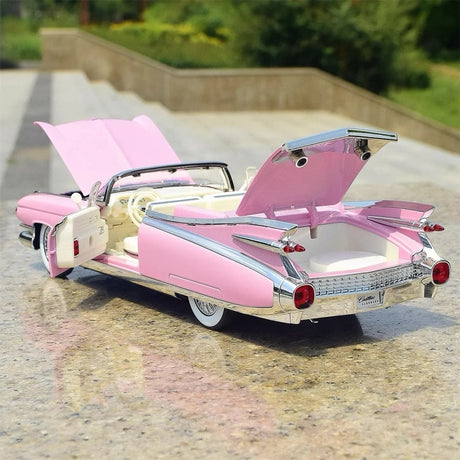 [TOY] 1:24 Cadillac 1959 Series 62 Eldorado Biarritz roze modelauto Die-Cast