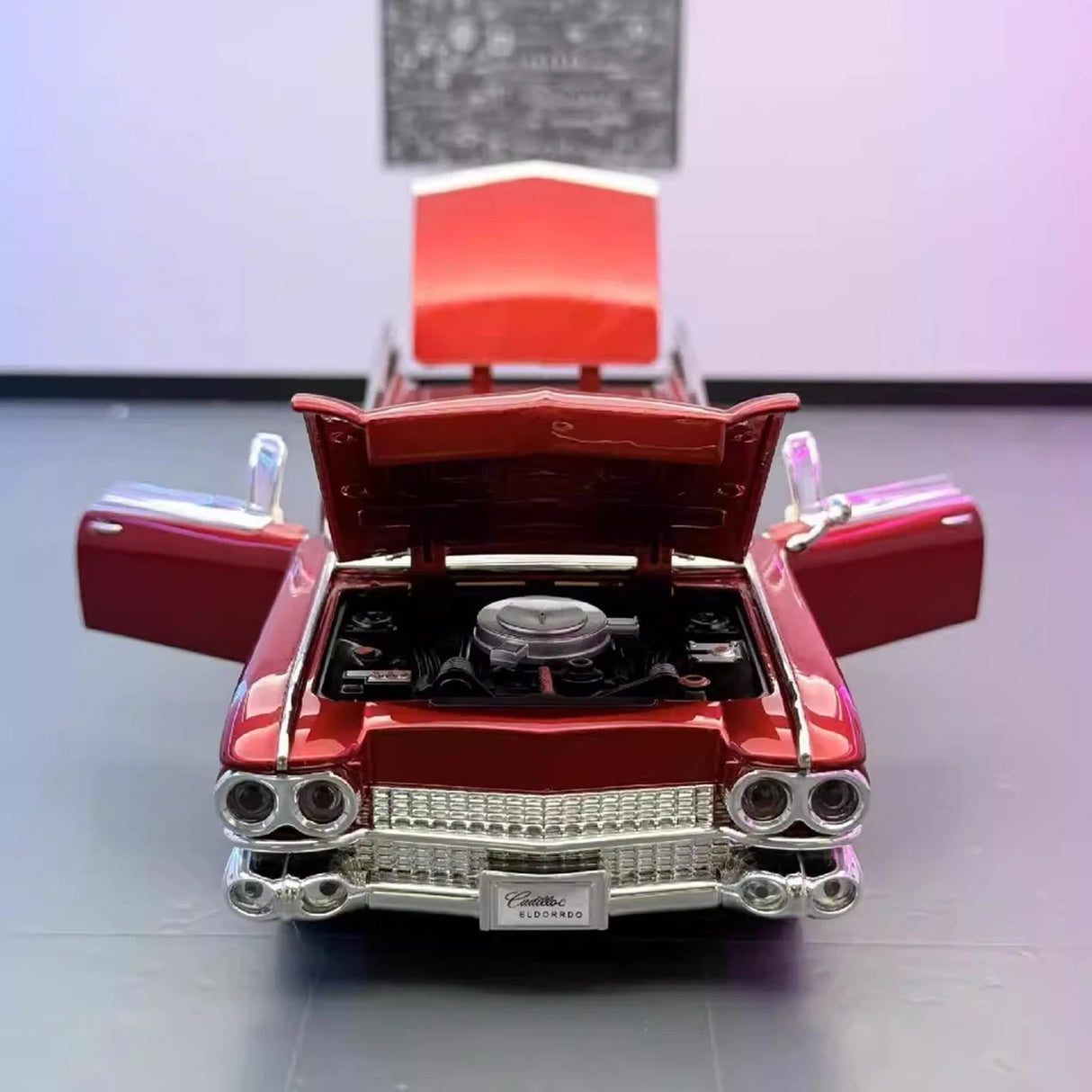 Cadillac 1959 Series 62 Eldorado Biarritz Red 1:24 – Diecast Display Model Die-Cast