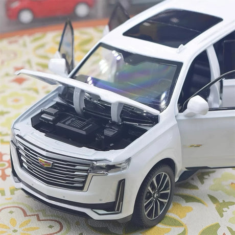 [TOY] 1:24 Cadillac 2021 Escalade wit modelauto Die-Cast