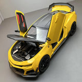 [TOY] 1:24 Chevrolet 2017 Camaro ZL1 1LE Yellow Model Car Die-Cast