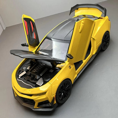 [TOY] 1:24 Chevrolet 2017 Camaro ZL1 1LE giallo modellino di auto Die-Cast