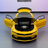 [TOY] 1:24 Chevrolet 2023 Camaro giallo modellino di auto Die-Cast