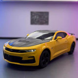 [TOY] 1:24 Chevrolet 2023 Camaro giallo modellino di auto Die-Cast