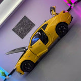[TOY] 1:24 Chevrolet 2023 Camaro giallo modellino di auto Die-Cast