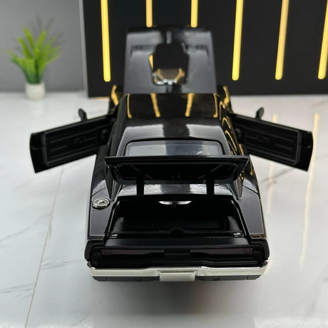 [TOY] 1:24 Dodge 1970 Challenger TA Black Model Car Die-Cast