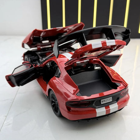 Dodge 2013 Viper SRT أحمر 1:24 – نموذج عرض معدني مصبوب