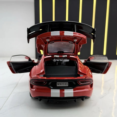 Dodge 2013 Viper SRT أحمر 1:24 – نموذج عرض معدني مصبوب