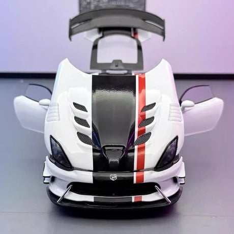 Dodge 2013 Viper SRT أبيض 1:24 – نموذج عرض معدني مصبوب