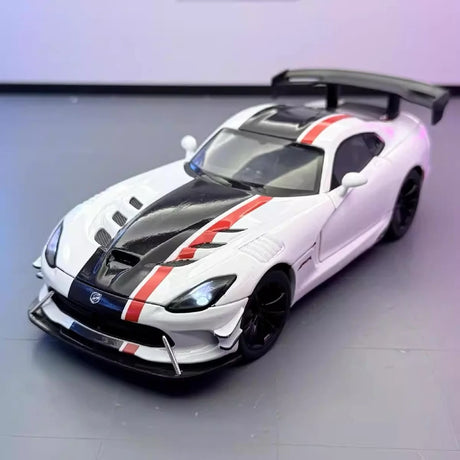 Dodge 2013 Viper SRT أبيض 1:24 – نموذج عرض معدني مصبوب