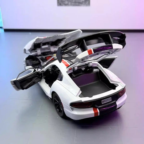 Dodge 2013 Viper SRT أبيض 1:24 – نموذج عرض معدني مصبوب