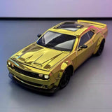 [TOY] 1:24 Dodge 2018 Challenger SRT Hellcat ゴールド モデルカー Die-Cast