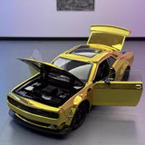 [TOY] 1:24 Dodge 2018 Challenger SRT Hellcat ゴールド モデルカー Die-Cast