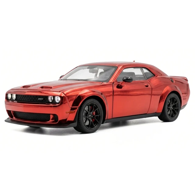 [TOY] 1:24 Dodge 2018 Challenger SRT Hellcat 金属lic レッド モデルカー Die-Cast
