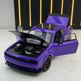 Dodge 2018 تشالنجر SRT هيلكات بيربل 1:24 – نموذج عرض مصبوب، مصبوب.