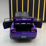 Dodge 2018 تشالنجر SRT هيلكات بيربل 1:24 – نموذج عرض مصبوب، مصبوب.