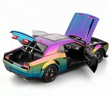 Dodge 2018 Challenger SRT Hellcat Purple Gradient 1:24 – Modello Pressofuso per Display Pressofuso