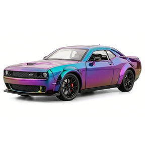 Dodge 2018 Challenger SRT Hellcat Purple Gradient 1:24 – Modello Pressofuso per Display Pressofuso