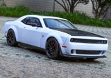 Dodge 2018 Challenger SRT Hellcat White 1:24 – Modello espositivo in pressofuso