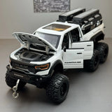 [TOY] 1:24 Dodge RAM 2021 1500 TRX Mammoth 6x6 White Model Car Die-Cast