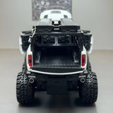 [TOY] 1:24 Dodge RAM 2021 1500 TRX Mammoth 6x6 White Model Car Die-Cast