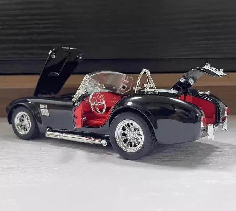[TOY] 1:24 Ford 1965 Shelby Cobra 427 Black Model Car Die-Cast