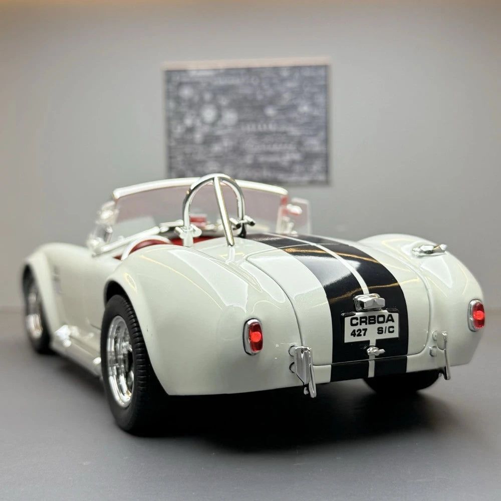 [TOY] 1:24 Ford 1965 Shelby Cobra 427 White Model Car Die-Cast