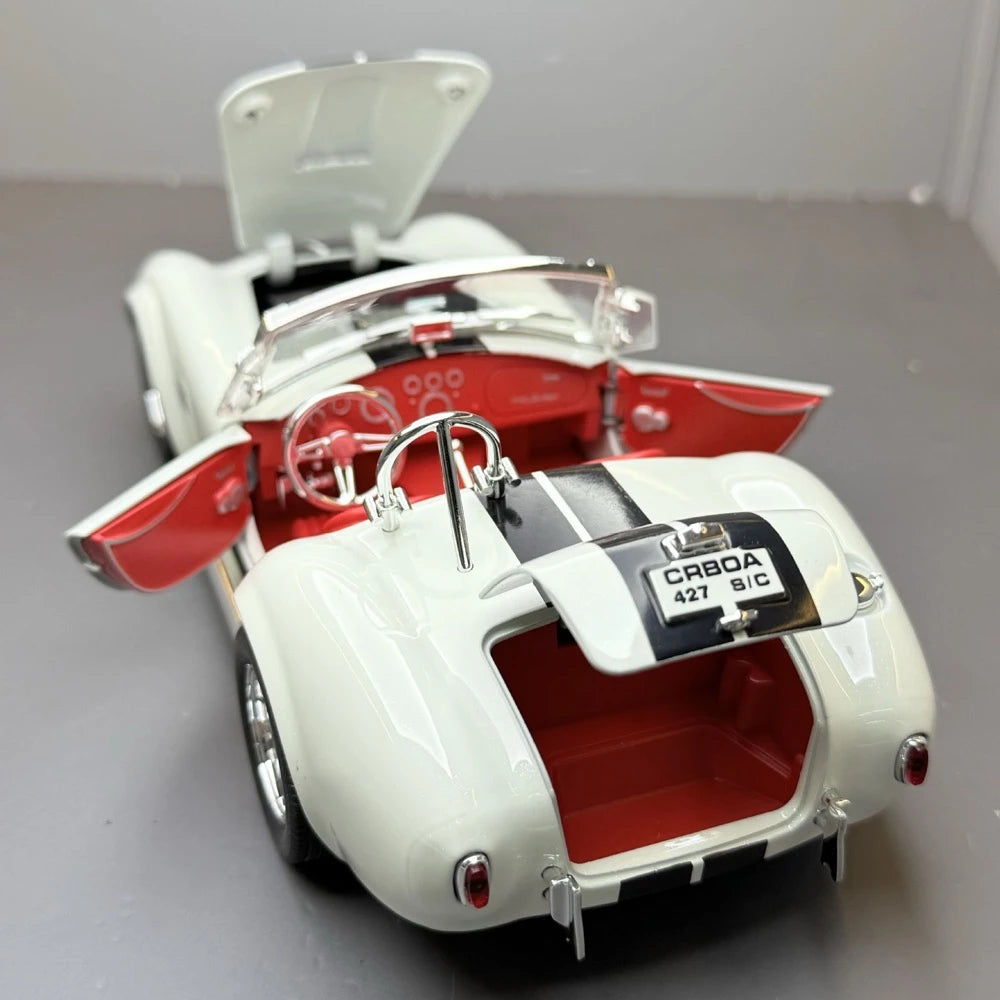 [TOY] 1:24 Ford 1965 Shelby Cobra 427 White Model Car Die-Cast