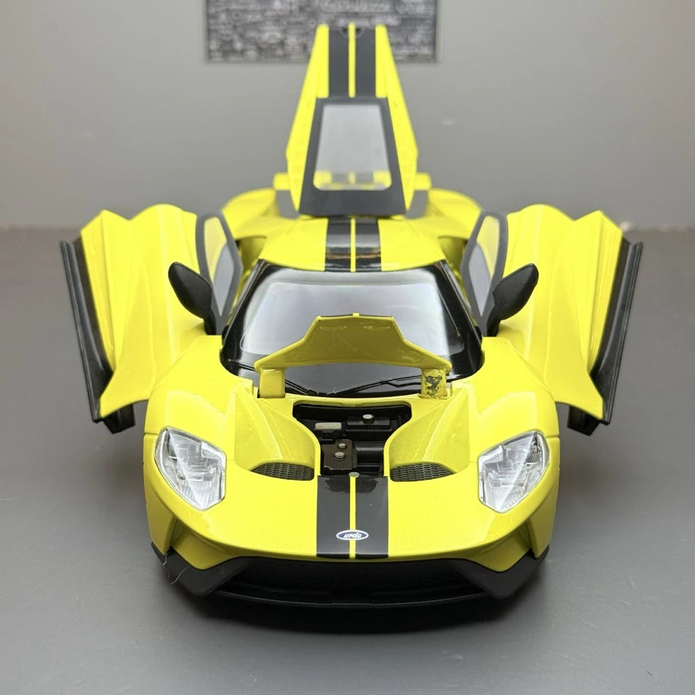 [TOY] 1:24 Ford 2017 GT jaune voiture miniature Die-Cast