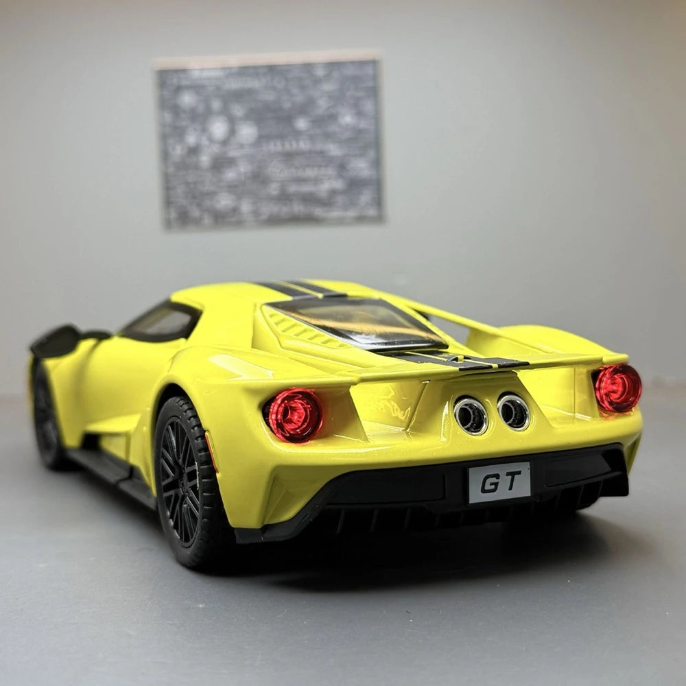 [TOY] 1:24 Ford 2017 GT jaune voiture miniature Die-Cast
