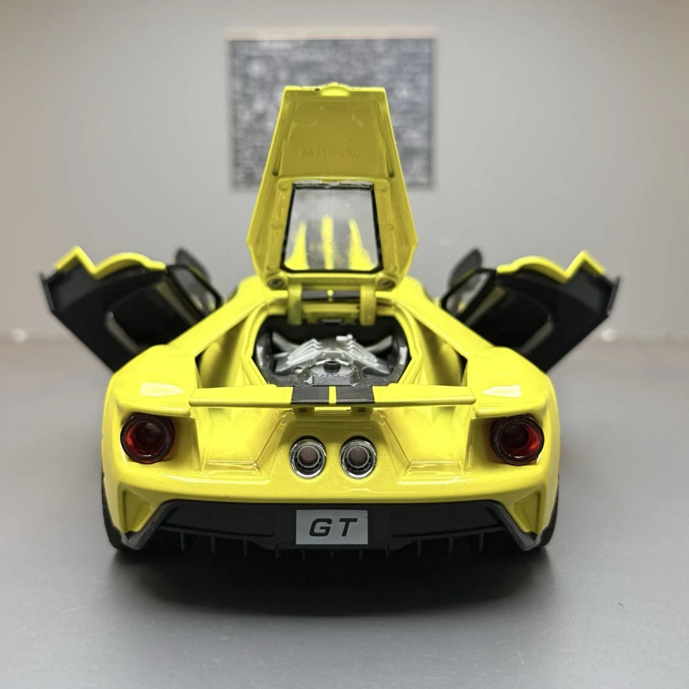 [TOY] 1:24 Ford 2017 GT jaune voiture miniature Die-Cast